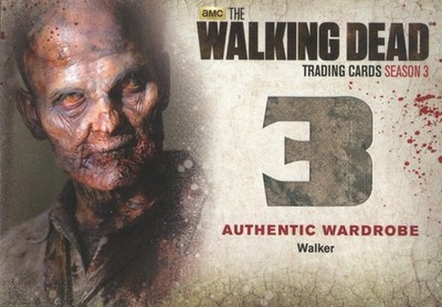 CRYPTOZOIC 2014 THE WALKING DEAD STAFFEL 3 TEIL 2 WALKER #W1 RELIQUIENKARTE