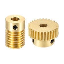 Worm Gear Set 0.5 Module 1:30 Reduction Rate(Gear-4mm Bore, Rod 5mm Bore)