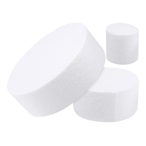 3 Pcs Cake Rounds for Crafts Model Mold Baking Dummies - Foto 5 di 12