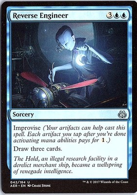 Reverse Engineer U Aether Revolt 42 LP MTG
