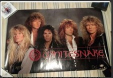 pb-0619 Whitesnake Poster Steve Vai NEW IN PLASTIC SLEEVE NEVER OPENED Hair Band