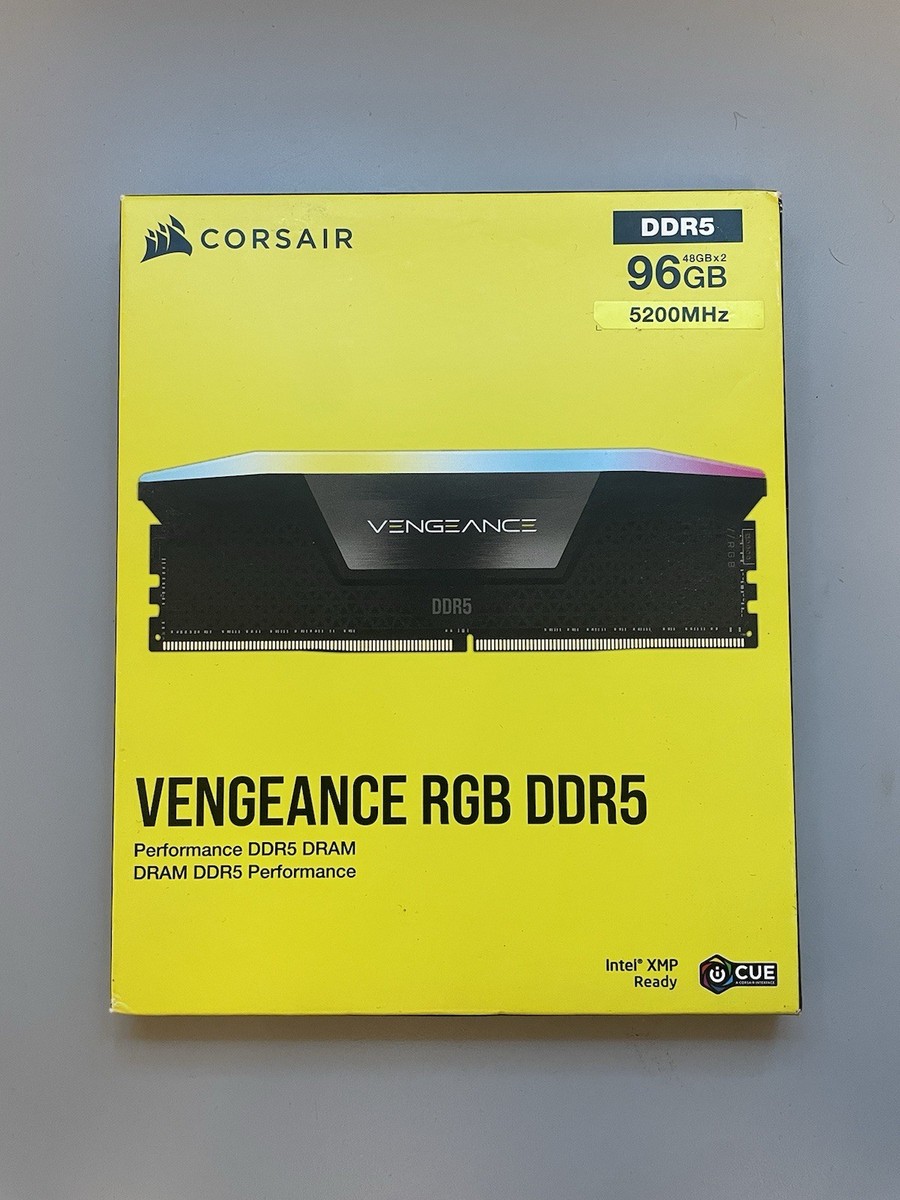CORSAIR VENGEANCE CORSAIR VENGEANCE RGB DDR5 64GB 6000MHz RGB DDR5