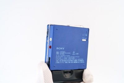 Sony MZ-R909 MD Minidisc Walkman w/AA sidecar (Blue) [DEMO / PLAYS