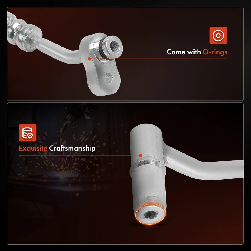 Manguera de línea líquida de alta presión de aire acondicionado para Audi Q5 2013-2016 SQ5 2014-2016 2,0 L 3,0 L Foto 4 de 4