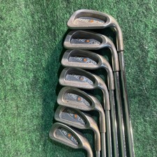 Vintage Ping Eye 2 Orange Dot Irons 3-9 Set Right Hand Steel Mens Golf Clubs