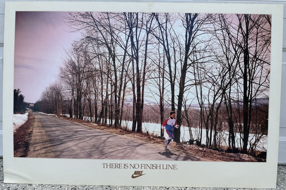 Nike There Is No Finish Line In Vintage Sports Posters for sale | eBay