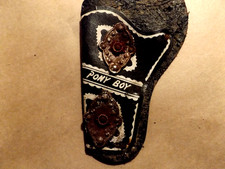 Pony Boy Holster Toy Cowboy Western Slides on Belt Sherriff Early Estate