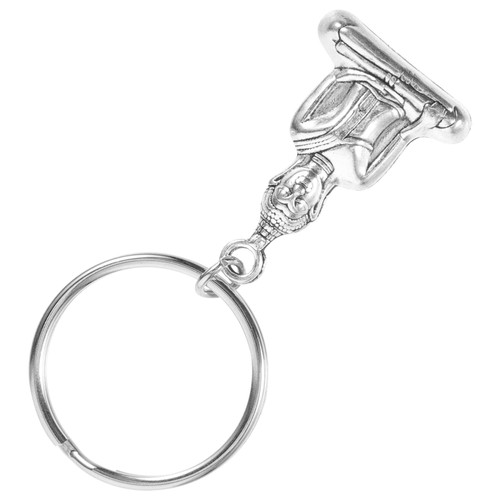 Buddha Key Chain Car Key Ring Backpack Key Pendant Vintage Purse Key Ring Bag - Picture 8 of 12