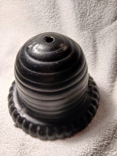 Antique 19th C Cast Iron Beehive String Holder Retail Counter Dispenser 4 3/4"