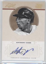 2012 Playoff Prime Cuts Century Gold Signatures 2/10 Anthony Gose #54 Auto 0b5