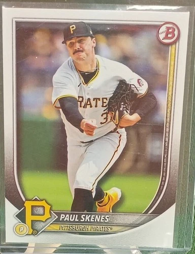 Paul Skenes RC 2025 Bowman Rookie Card #30 Pirates $3 Ship