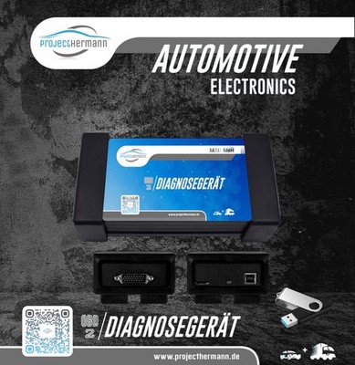 KFZ-Profi Diagnosegerät für LKW/PKW, Transporter 2022/26  eOBD OBD1 OBD2 Scanner