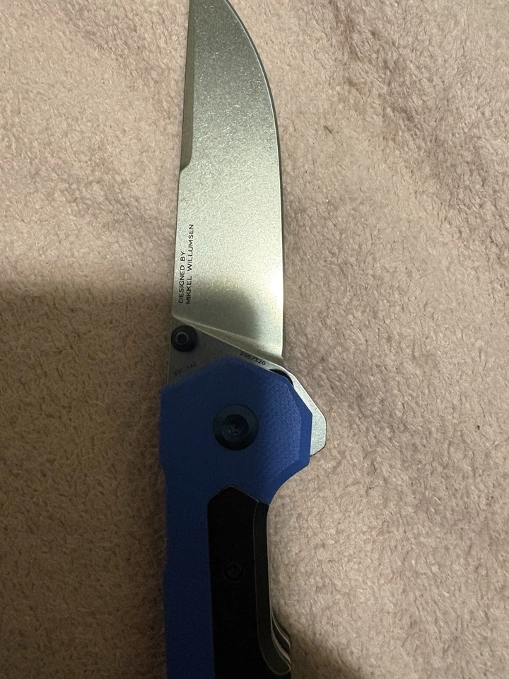 KANSEPT K2009A6 EDC TAC AZUL G-10/NEGRO TITANIO BOTÓN BLOQUEO 3.1′′ CPM S35VN Foto 2 de 4