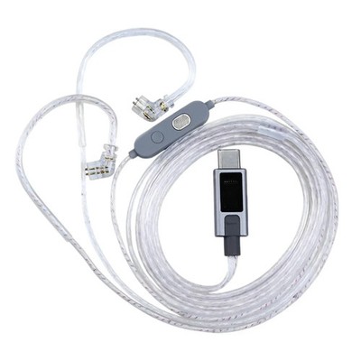  KZ M2 Upgrade-Kabel mit DAC USB-C | für KZ & CCA IEM | 2Pin 0,75mm QDC