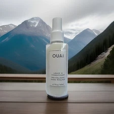 Brand New OUAI Detangling and Frizz Fighting Leave In Conditioner 4.7 oz /140 ml