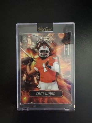 2024 Wild Card QB1 On the Clock Rookie Cam Ward #OCC-OR-CW3 Football 1/1