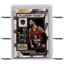 2025-26 Panini Contenders EuroLeague - Playoff #19 Markus Howard /99