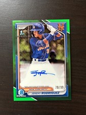 Jeremy Rodriguez 2024 Bowman Chrome Prospects 1st Autograph Green /99 #CPA-JRZ