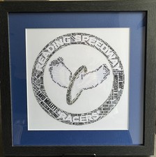 Reading Racers Speedway Team Framed and Mounted Digital Art Print