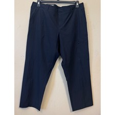 Kirkland Signature Travel Pants Women 16 Black Utility Stretch Hiking NEW