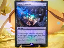 Lethal Protection rare foil magic the gathering spider-man trading card singles
