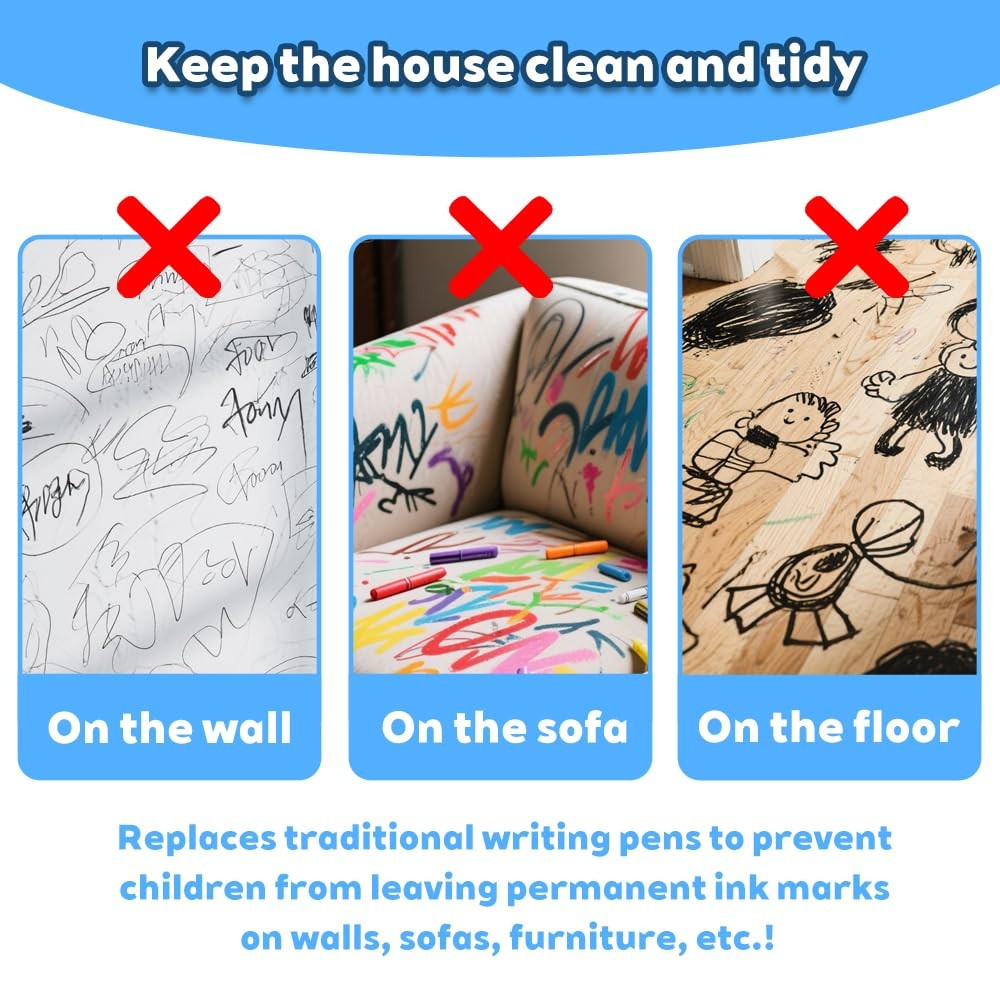 Magic Pens & Refills for Grooved Handwriting WorkbooksDisappearing Ink Pens f...