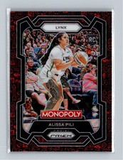 2024-25 Panini Prizm Monopoly WNBA Black Icons Alissa Pili RC Minnesota Lynx #72