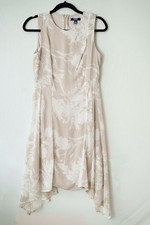 Chaps womens dress fairy waterfall sheath 6 office party cocktail wedding guest