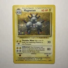 WOTC Pokémon TCG Magneton 9/102 Base Set Holo Rare Unlimited - MP - English