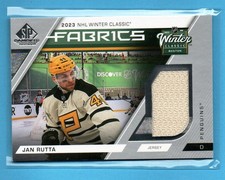 2023-24 SP Game Used 2023 Winter Classic Fabrics Jan Rutta #WC-23