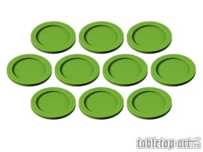 Skill and Squad Marker - 32mm Light Green (10) | Tabletop-Art | EAN 704270725518
