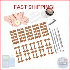16 Pcs Ingrown Toenail Corrector Set with Correction Strips,Curved Toenails Corr
