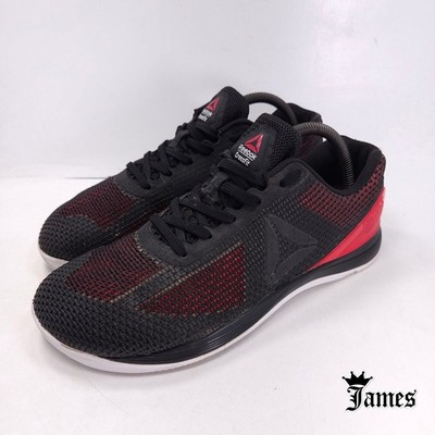 Reebok Crossfit Nano 7 Lace Up Athletic Shoe Mens Size 8 BS8755 Black Red White