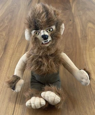 Stuffins Werewolf Plush Wolfman  9" Universal Studios Monsters 1999 CVS Toy VTG✨