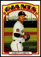 2021 Jarlin Garcia Topps Heritage BASEBALL #59 San Francisco Giants