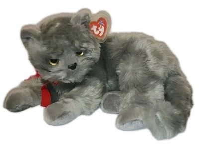 Ty Beanie Buddy - BEANI the Grey Cat 13