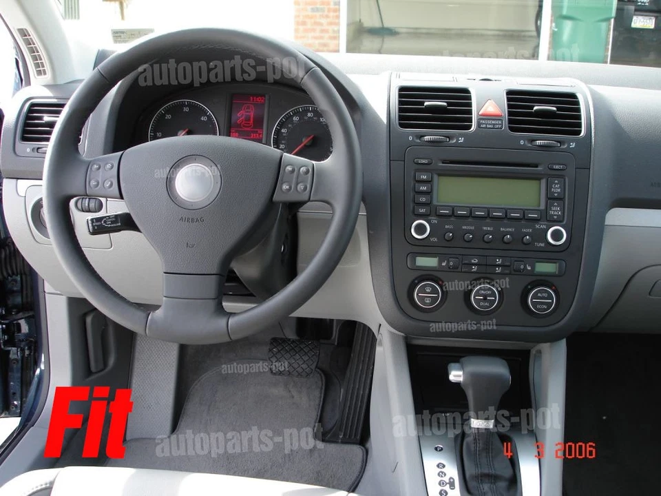 Radio estéreo de coche 9" para Volkswagen Bora 2006 07 08 2009-2015 Android 13 CarPlay Foto 4 de 4