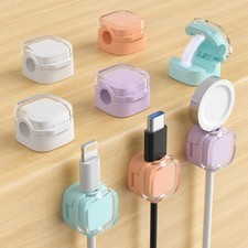 Magnetic Cable Clips Adjustable Cord Holder Organizer Adhesive Wire Management