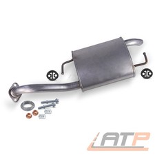 ENDSCHALLDÄMPFER FÜR TOYOTA COROLLA E12 1.4 1.6 VVT-i 97 / 110 PS BJ 01-04