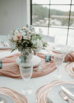 Silk Wedding floral suite from florist