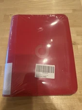 D DACCKIT Comic Book Binder, Comic Book Storage Album with Sleeves-Red New!