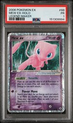 Mew ex 88/92 EX Legend Maker Ultra Rare Holo