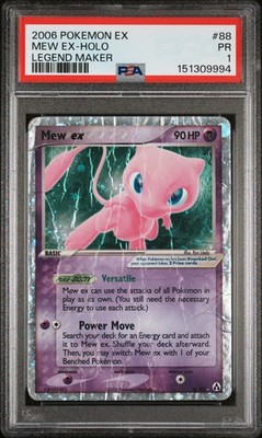 Mew ex 88/92 Legend Maker Holo for sale online | eBay
