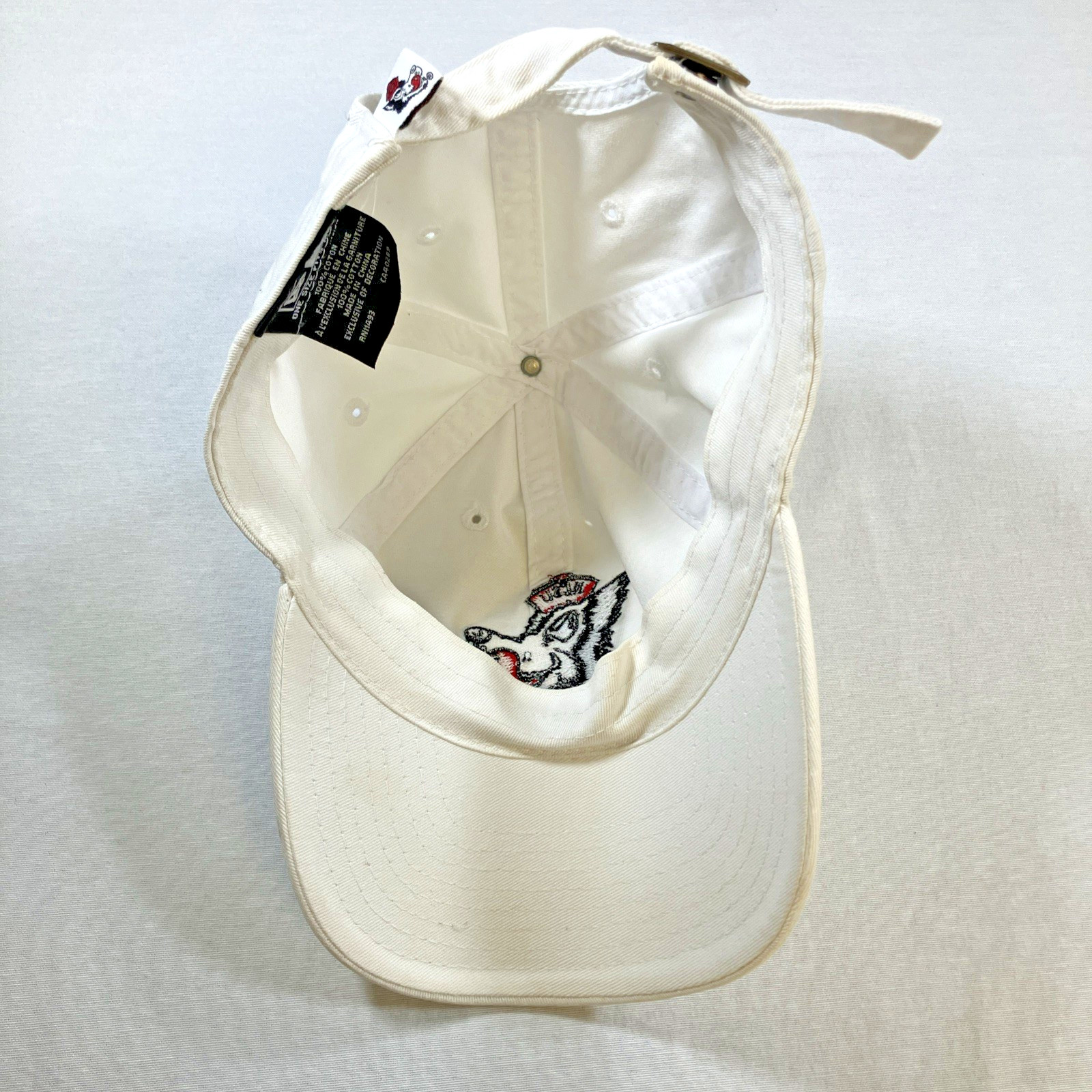 NC State Wolfpack Adjustable White Hat Cap New Er… - image 6