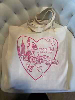 Roller Rabbit Valentine's Day NYC Exclusive Tote Bag Love From Nolita Heart