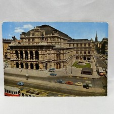 Vienna State Opera Austria Postcard Posted in 1980 Opera House - Vehicles