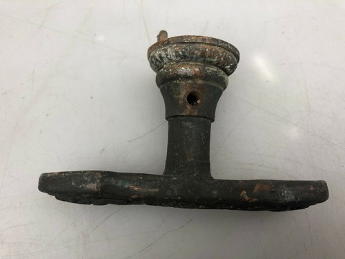 Antica maniglia finestra ottone oliva/rame stile Art Nouveau anni Fondamenta del 1900 - Foto 4 di 10