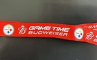 PITTSBURGH STEELERS BUDWEISER GAME TIME DOUBLE SIDED LANYARD KEY- I.D HOLDER NEW — photo 5