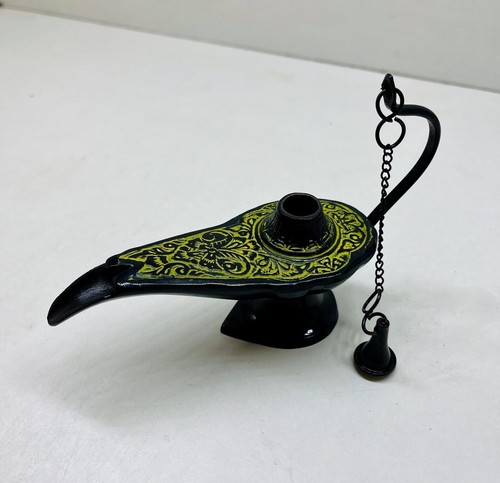 Aladdin Aladin Genie Oil Brass Amazing Lamp 100% Authentic Vintage New - Picture 2 of 8