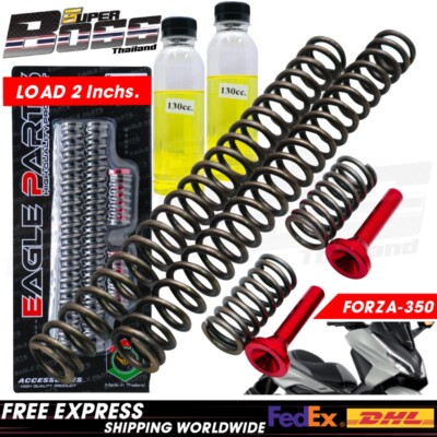 #ad Front Fork Upgrade Kit Lower 2 inches SetOil 130cc Per Side FORZA 300 350 $120.00